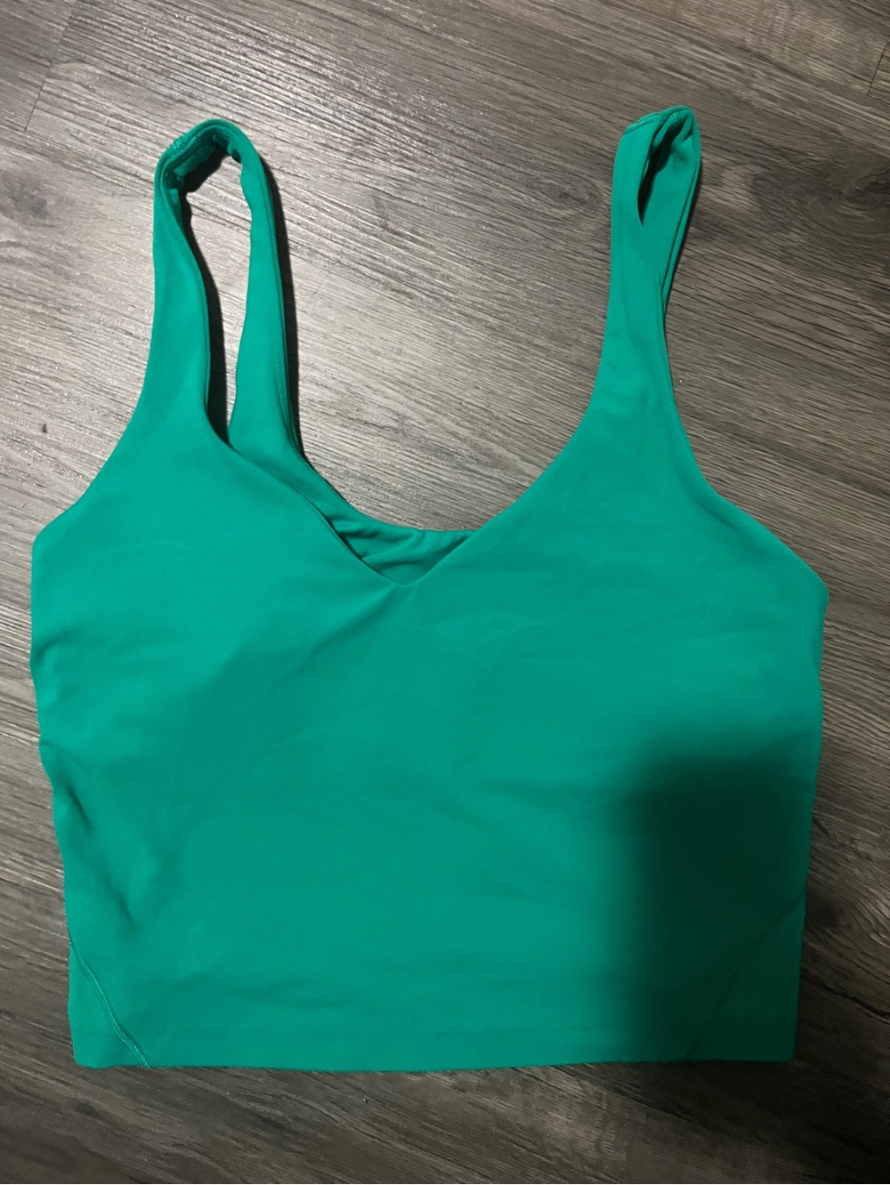 Lululemon XS Align tank top green light support